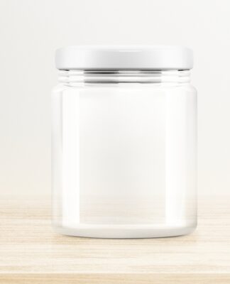 What are the advantages of glass jars for cosmetics?